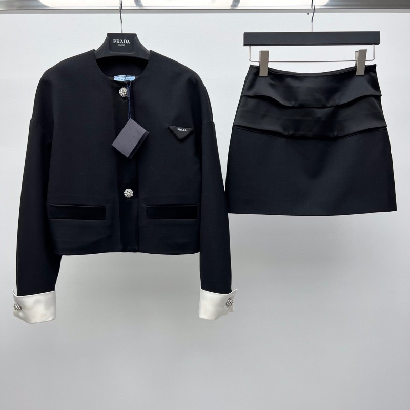 Prada Jacket & Short Skirt 