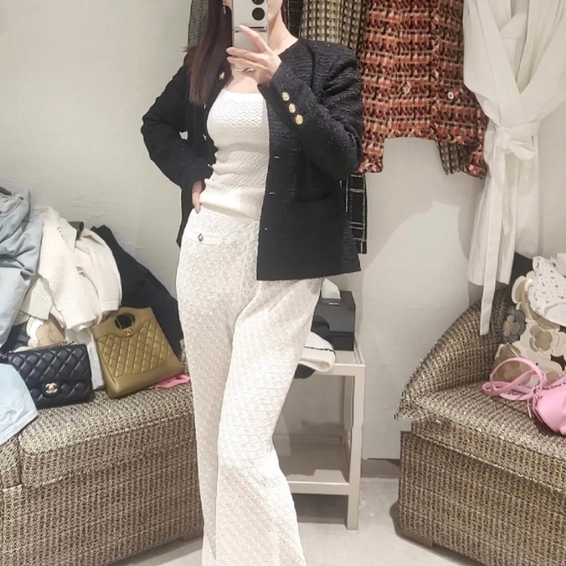 Chanel Knit Long Pant