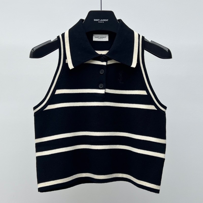 YSL Polo Sleeveless Tops