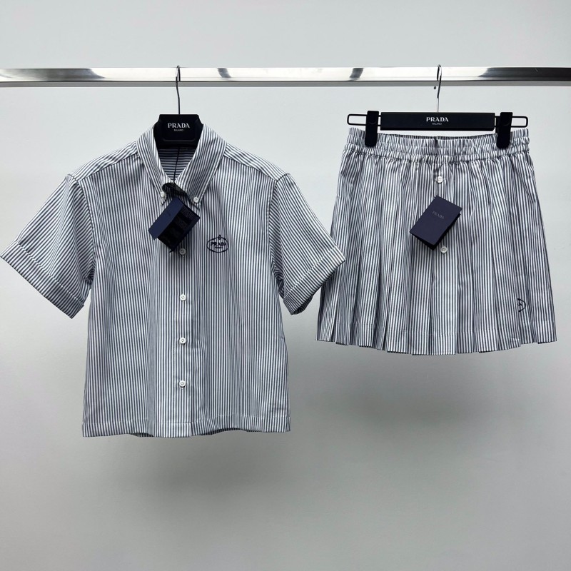 Prada Blouse & Skirt Set