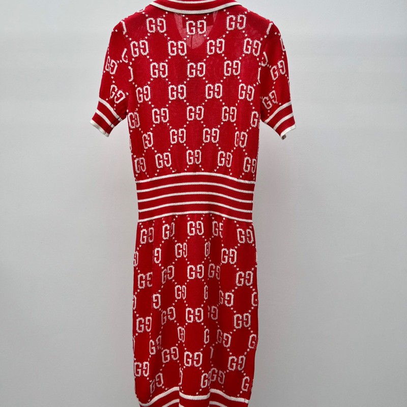 Gucci Knit Polo Dress Set