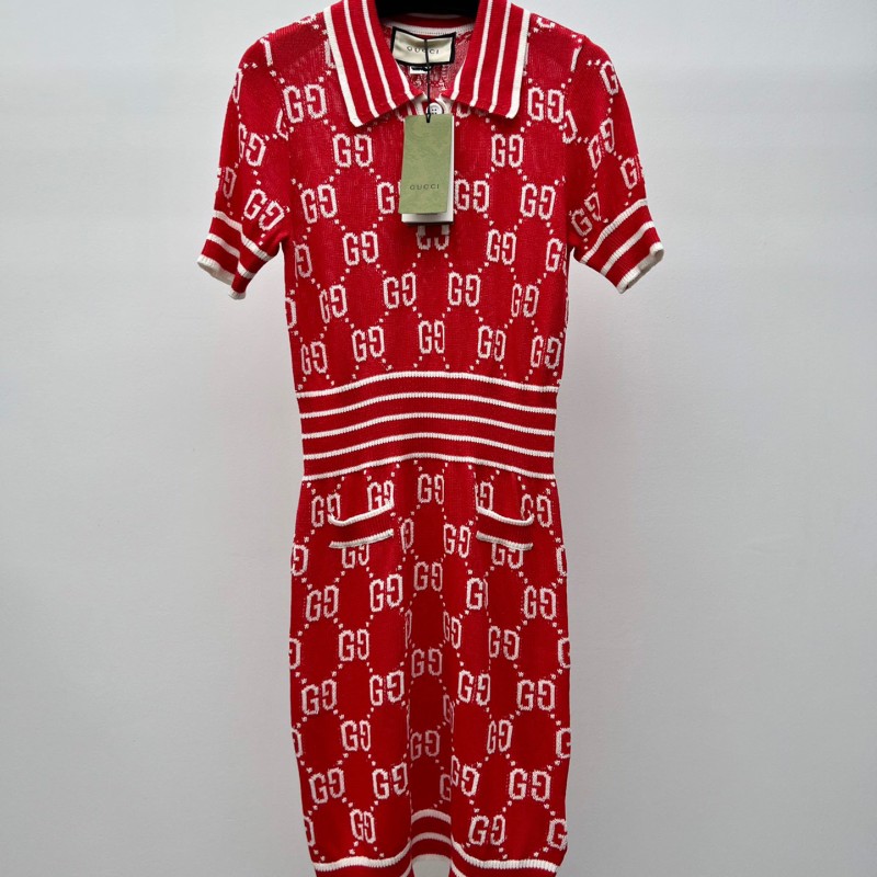 Gucci Knit Polo Dress Set