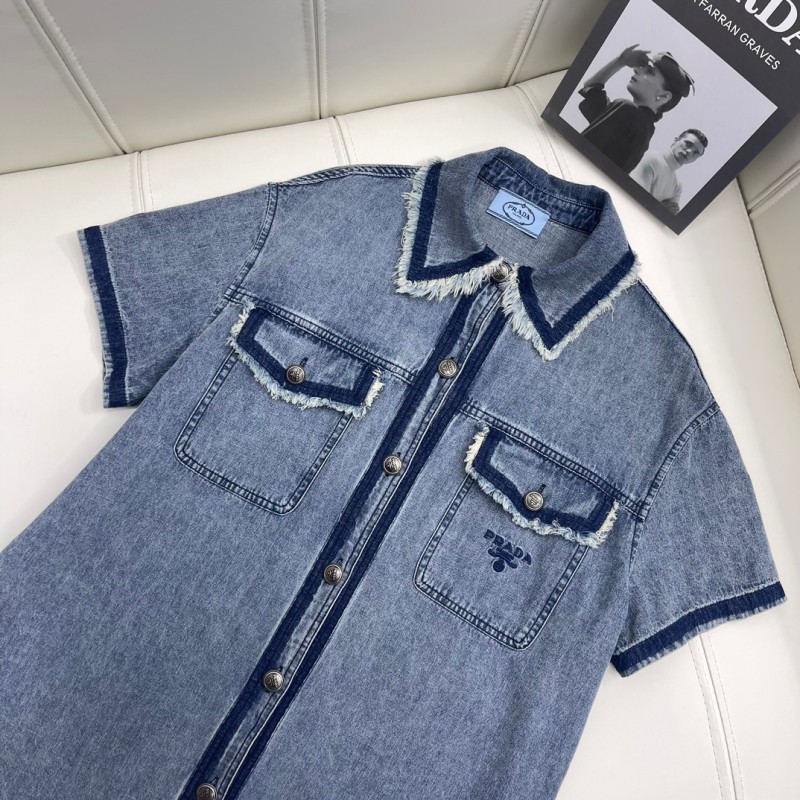 Prada Denim Shirts