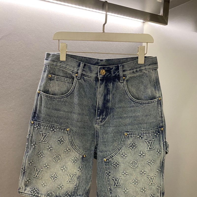 LV Unisex Denim Shorts