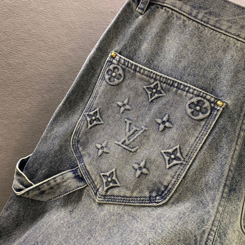 LV Unisex Denim Shorts