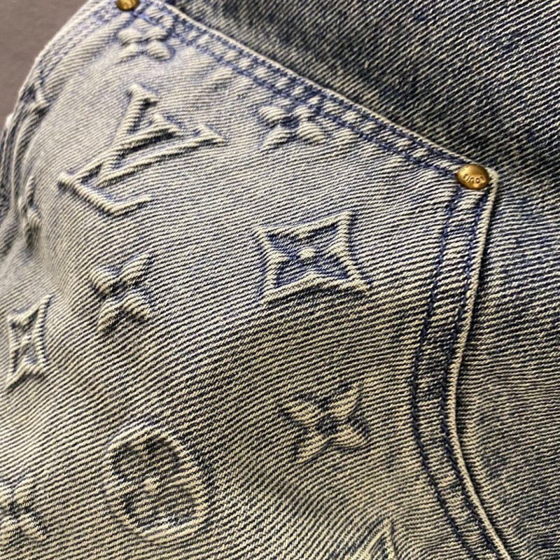 LV Unisex Denim Shorts