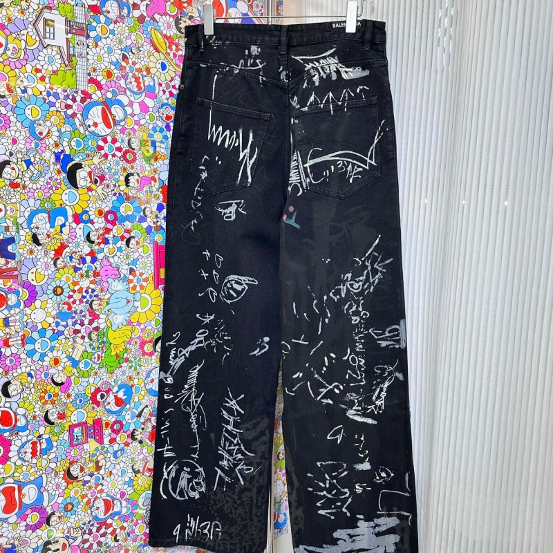 Balenciaga Unisex Jeans Long Pants