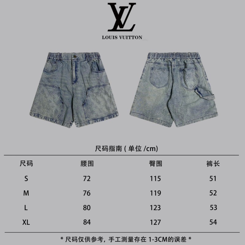 LV Jean Shorts