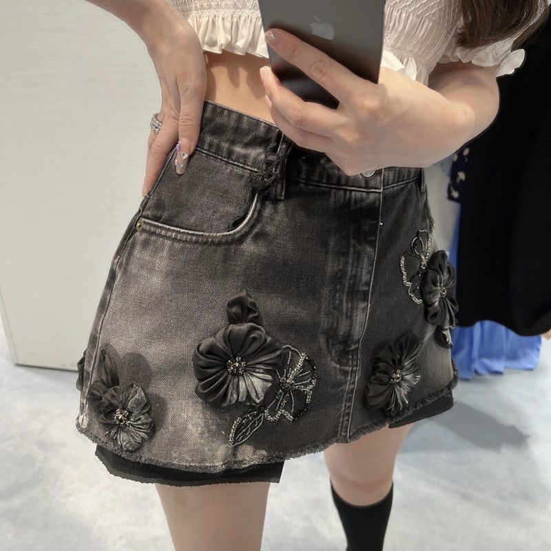 MiuMiu Denim Skirt 