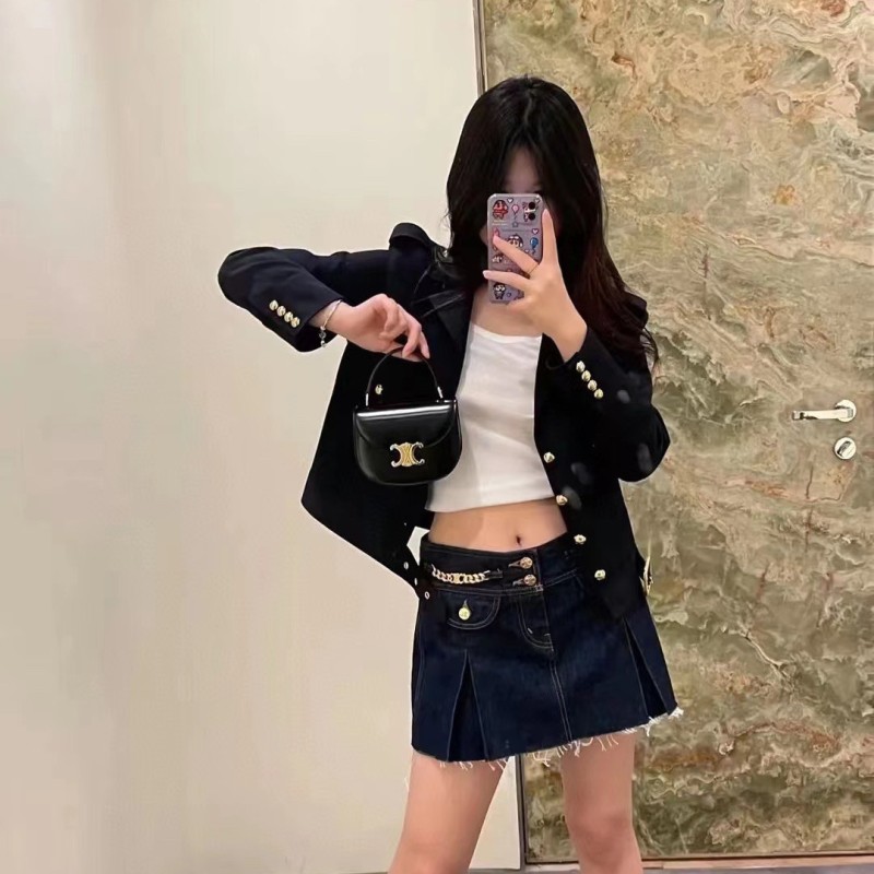 Celine Denim Mini Skirts