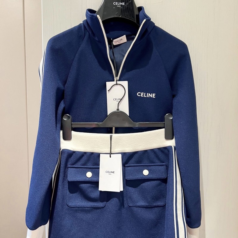 Celine Sport Jacket & Mini Skirt