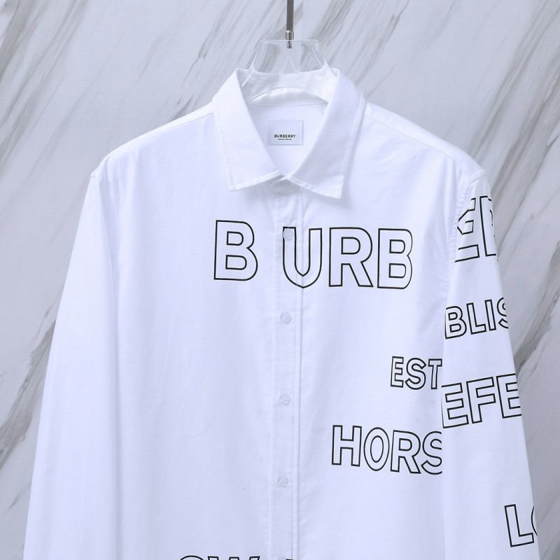 Burberry Unisex Long Sleeves Blouse