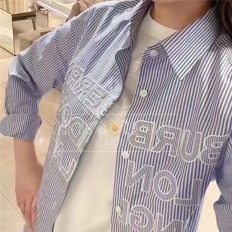 Burberry Unisex Long Sleeves Blouse