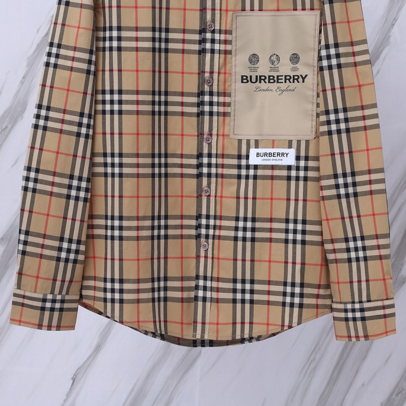 Burberry Unisex Long Sleeves Blouse