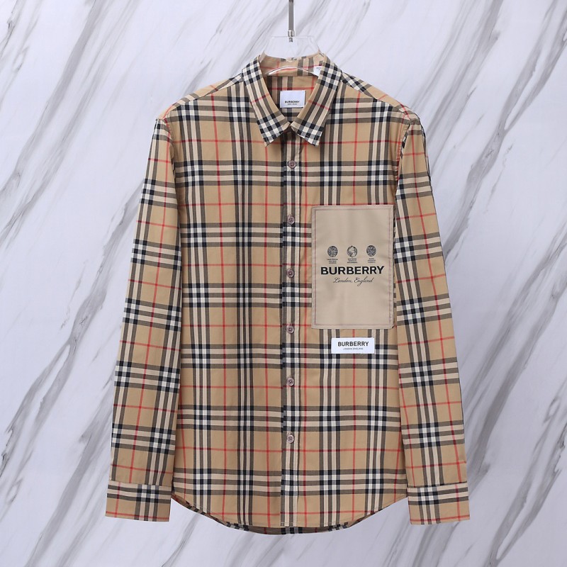 Burberry Unisex Long Sleeves Blouse