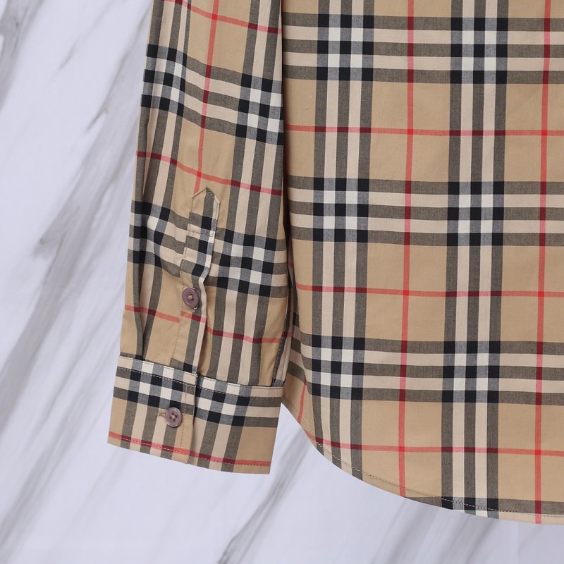 Burberry Unisex Long Sleeves Blouse