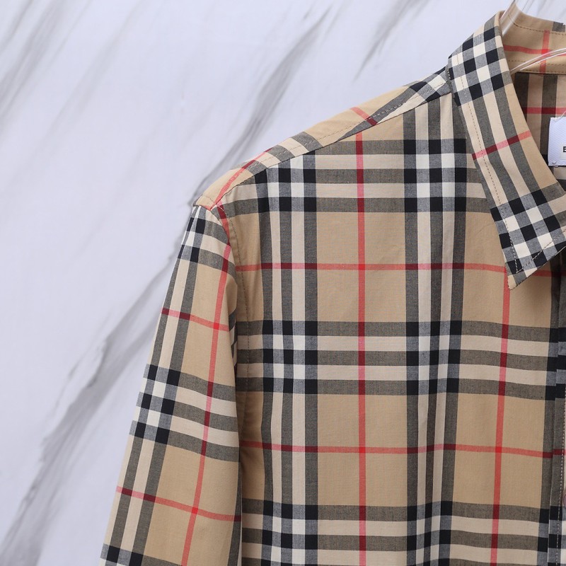 Burberry Unisex Long Sleeves Blouse