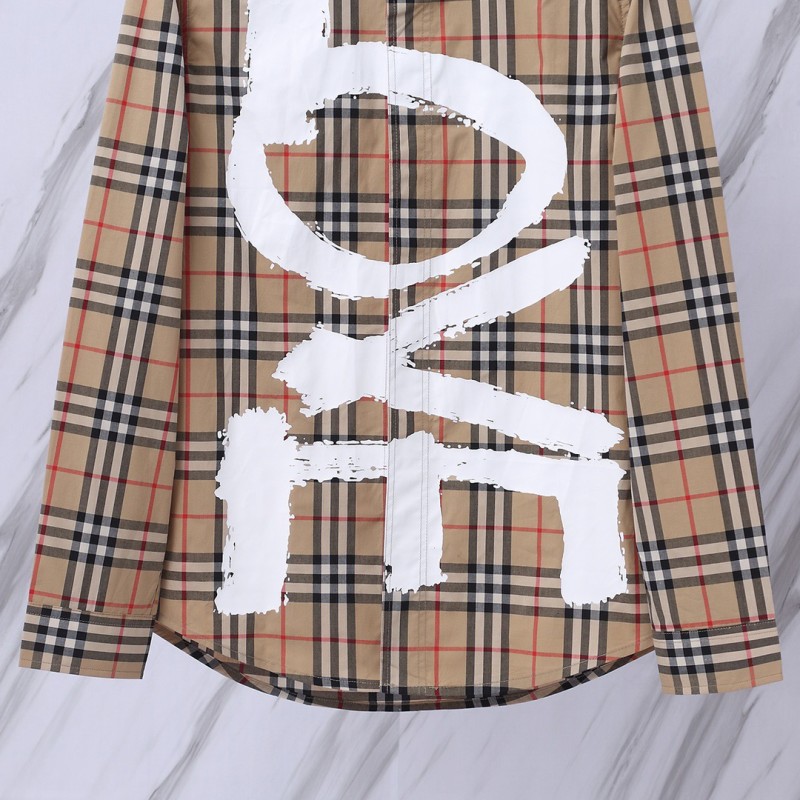 Burberry Unisex Long Sleeves Blouse