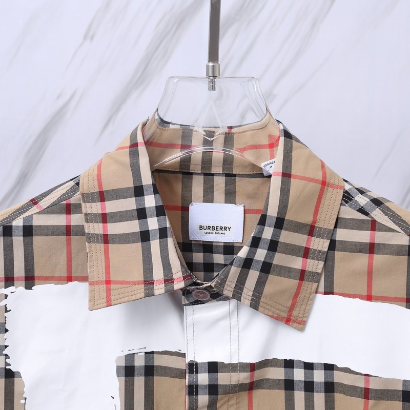 Burberry Unisex Long Sleeves Blouse