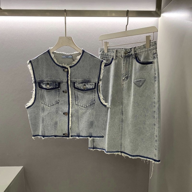 Prada Denim Vest & Dress