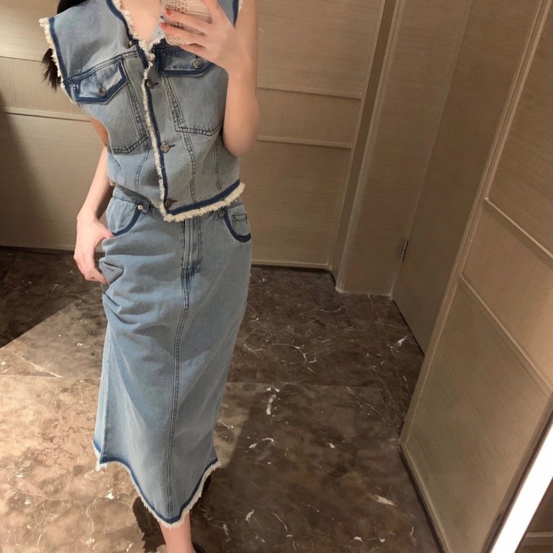 Prada Denim Vest & Dress