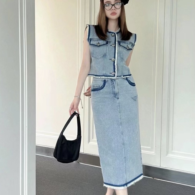 Prada Denim Vest & Dress