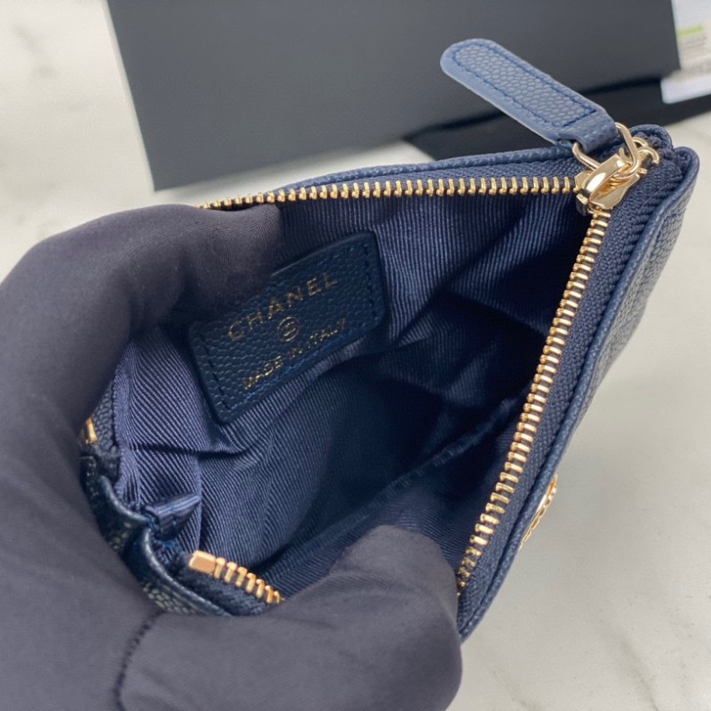 Chanel 22k Zip Wallet