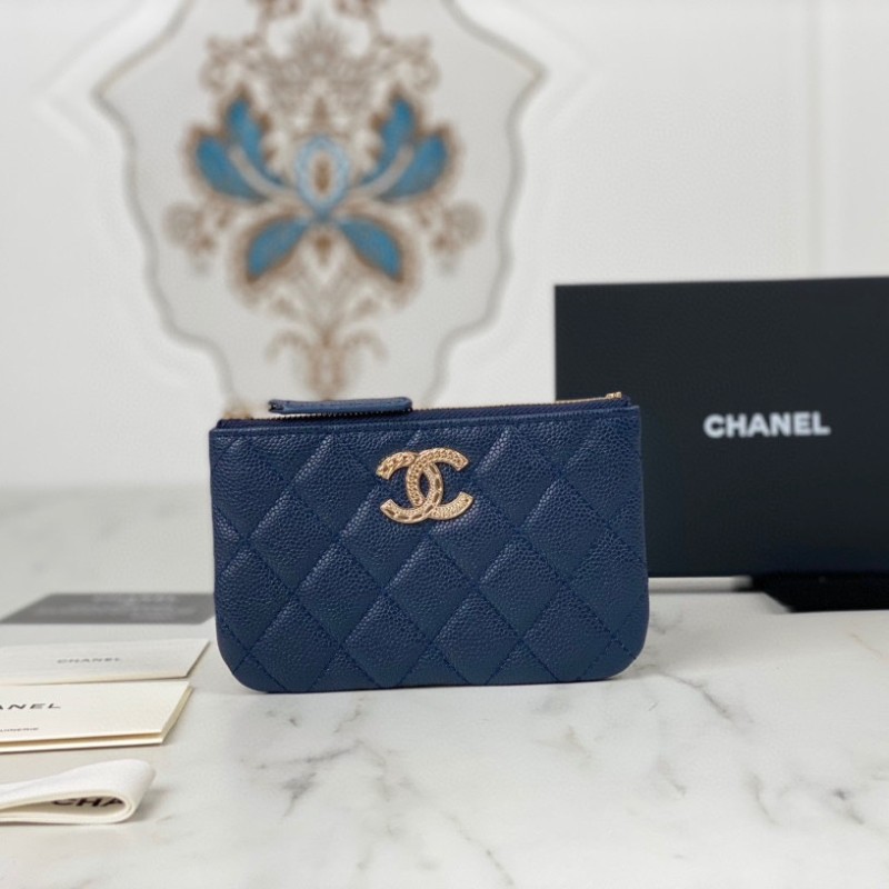 Chanel 22k Zip Wallet