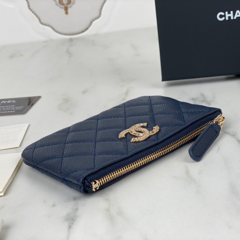 Chanel 22k Zip Wallet