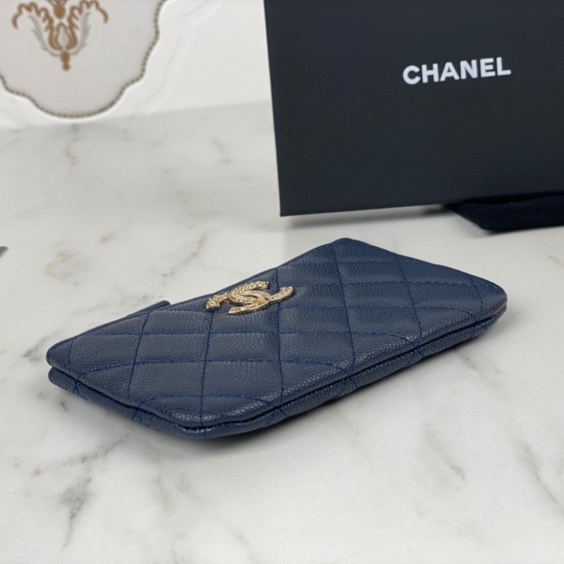 Chanel 22k Zip Wallet