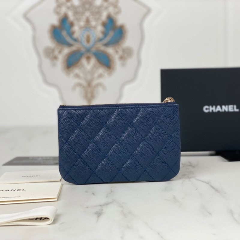 Chanel 22k Zip Wallet