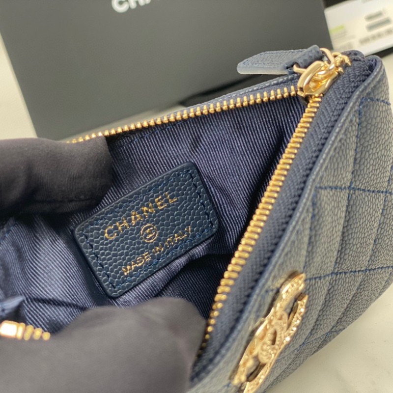 Chanel 22k Zip Wallet