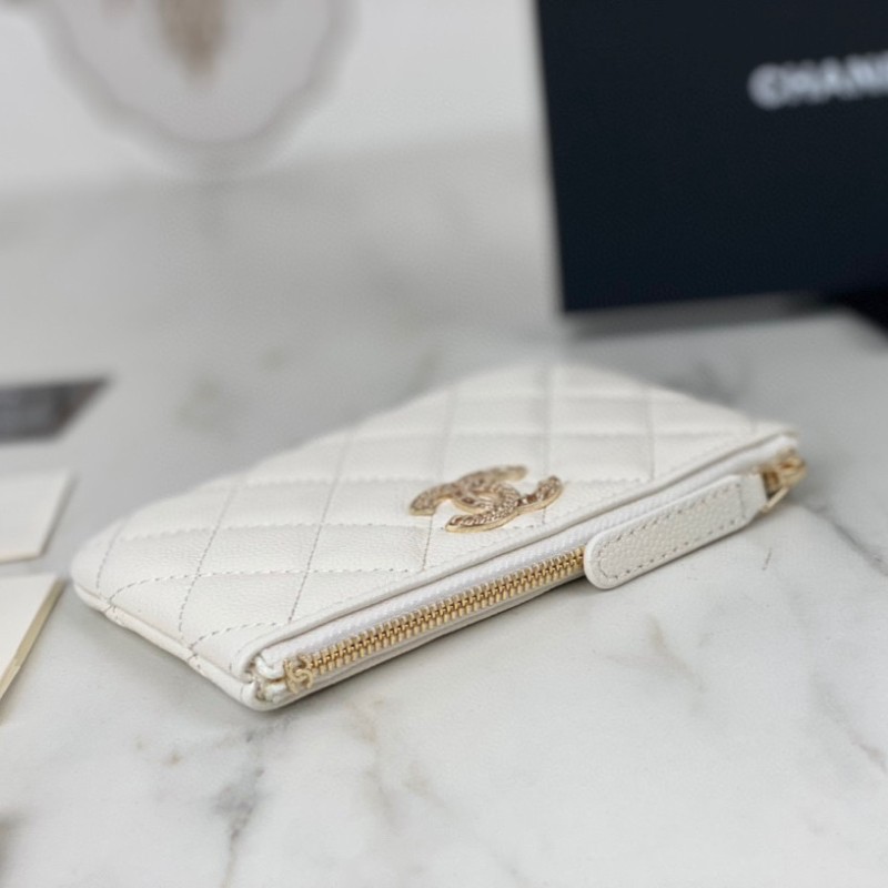 Chanel 22k Zip Wallet