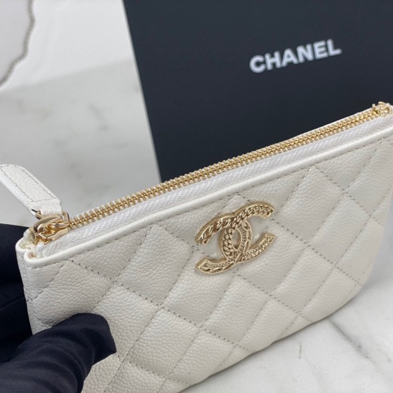 Chanel 22k Zip Wallet