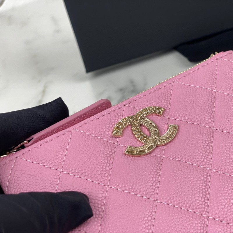 Chanel 22k Zip Wallet