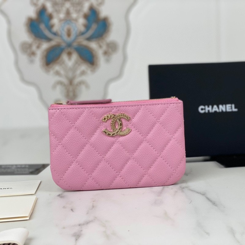 Chanel 22k Zip Wallet