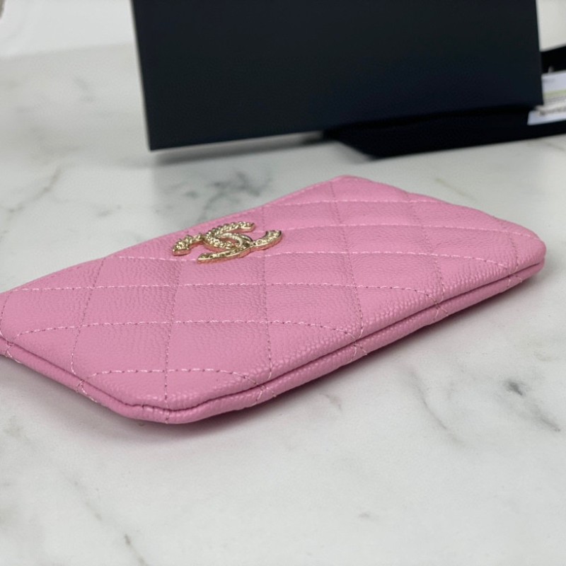 Chanel 22k Zip Wallet