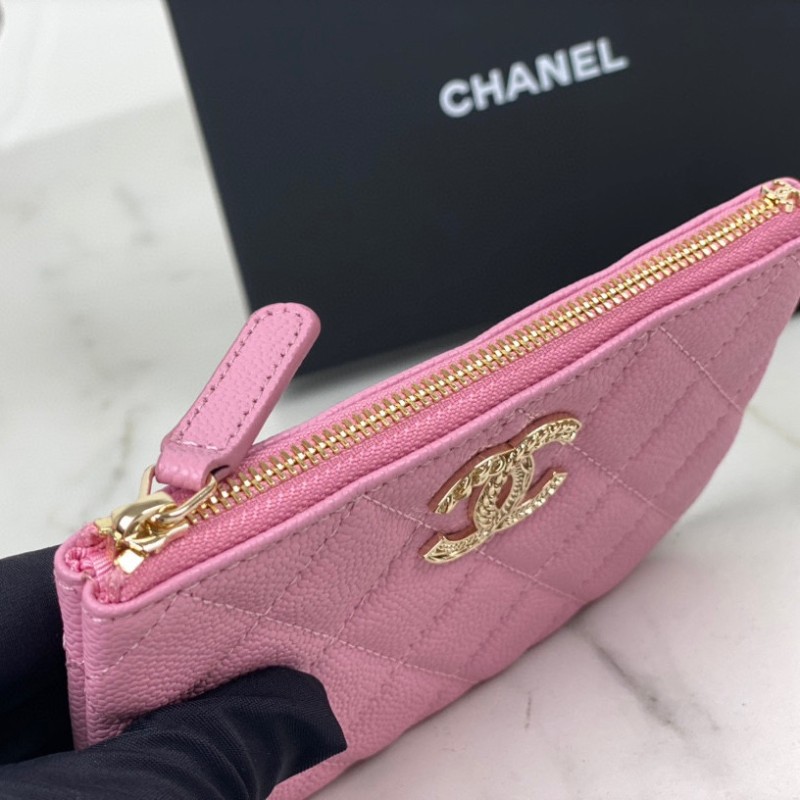 Chanel 22k Zip Wallet