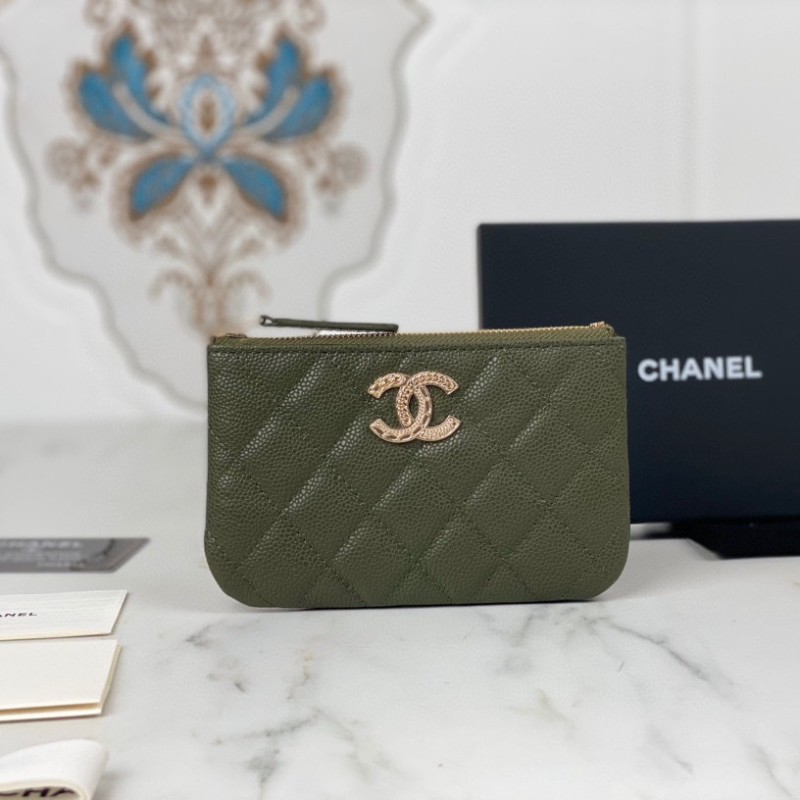 Chanel 22k Zip Wallet