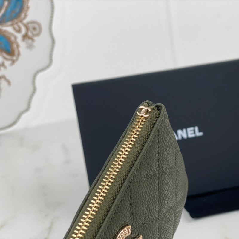 Chanel 22k Zip Wallet