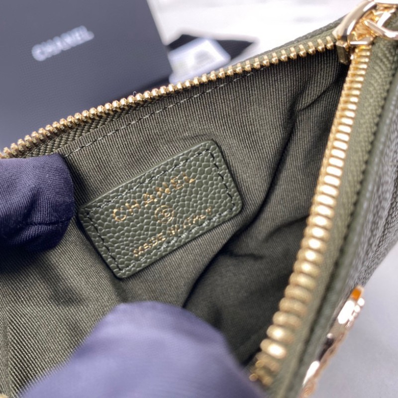 Chanel 22k Zip Wallet