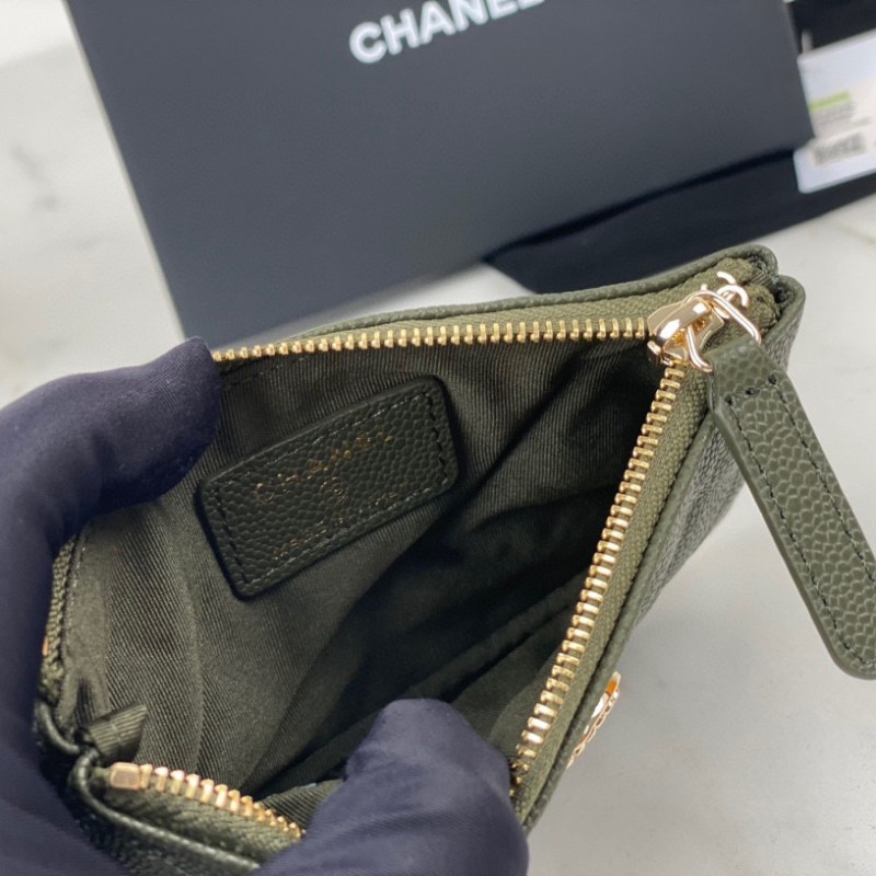 Chanel 22k Zip Wallet