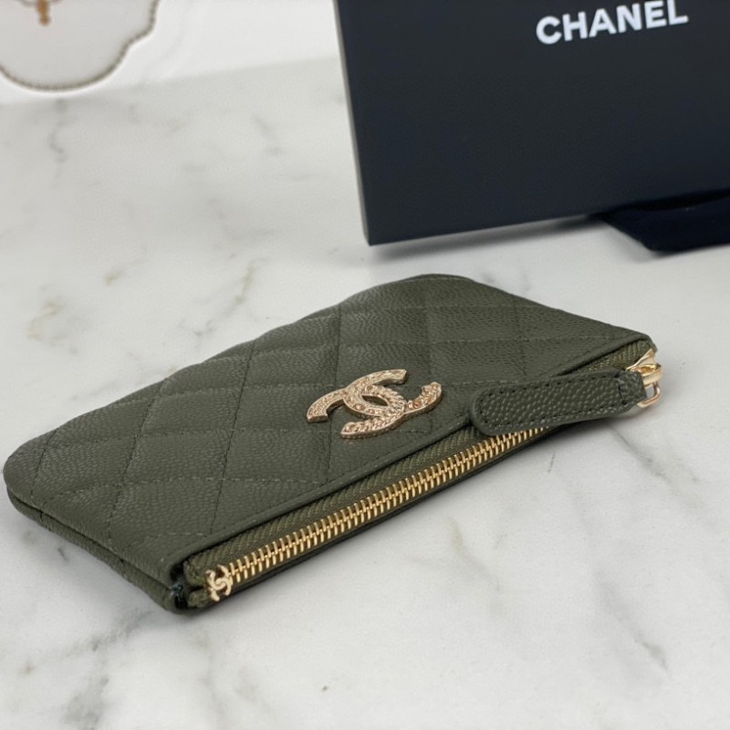 Chanel 22k Zip Wallet