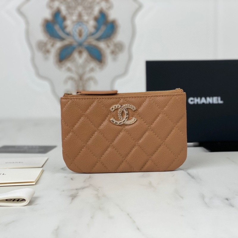 Chanel 22k Zip Wallet