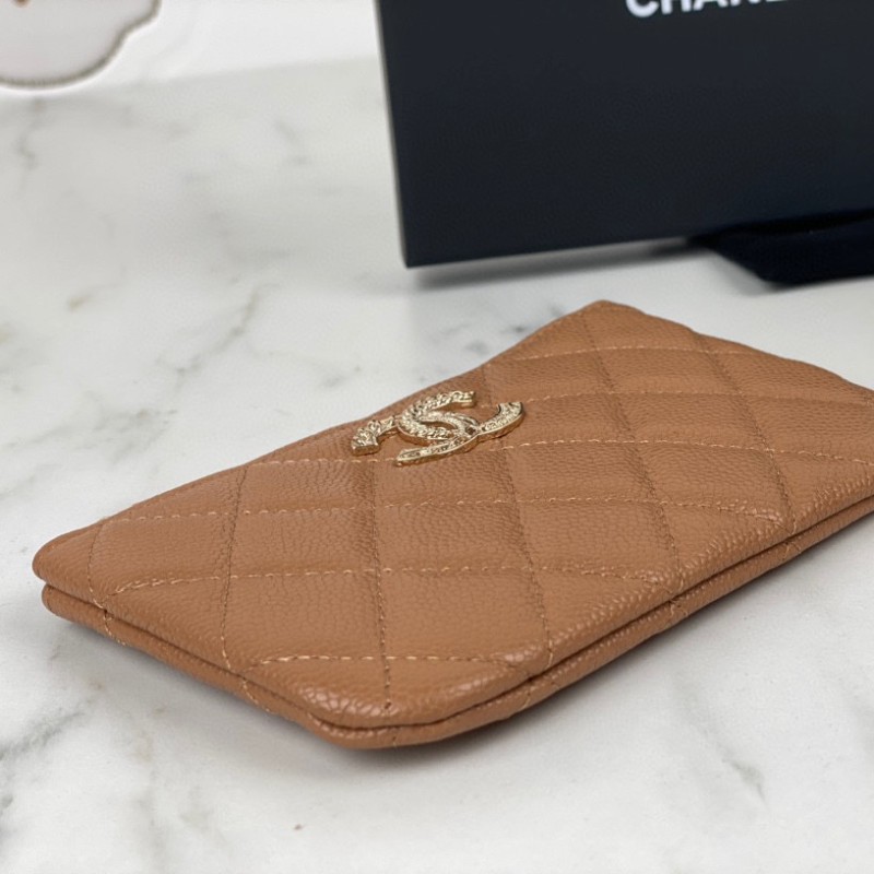 Chanel 22k Zip Wallet