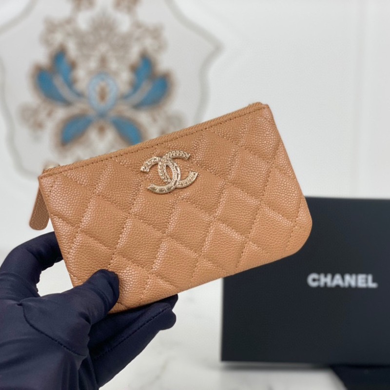 Chanel 22k Zip Wallet