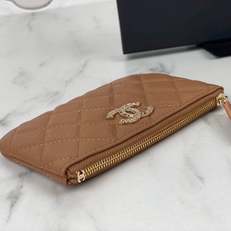 Chanel 22k Zip Wallet