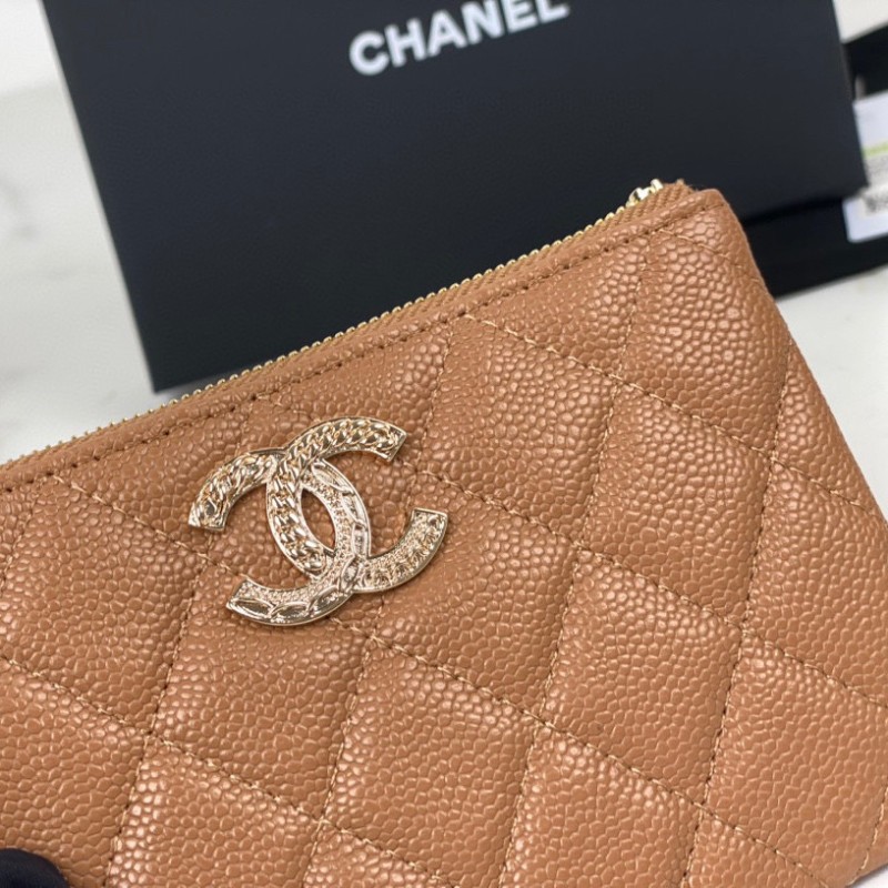 Chanel 22k Zip Wallet