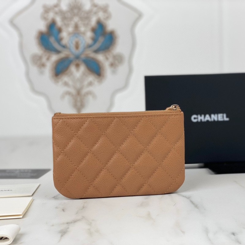 Chanel 22k Zip Wallet