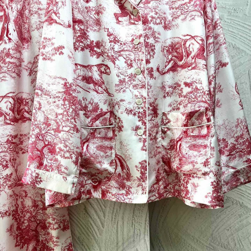 Dior Silk Pajamas